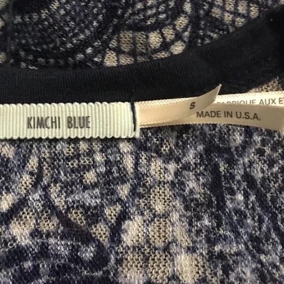 Kimchi Blue Floral Long Sleeveless Cardigan - Picture 4 of 5